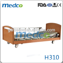 FDA / CE / ISO Fornece duas funções Cama de hospital elétrica de madeira H310